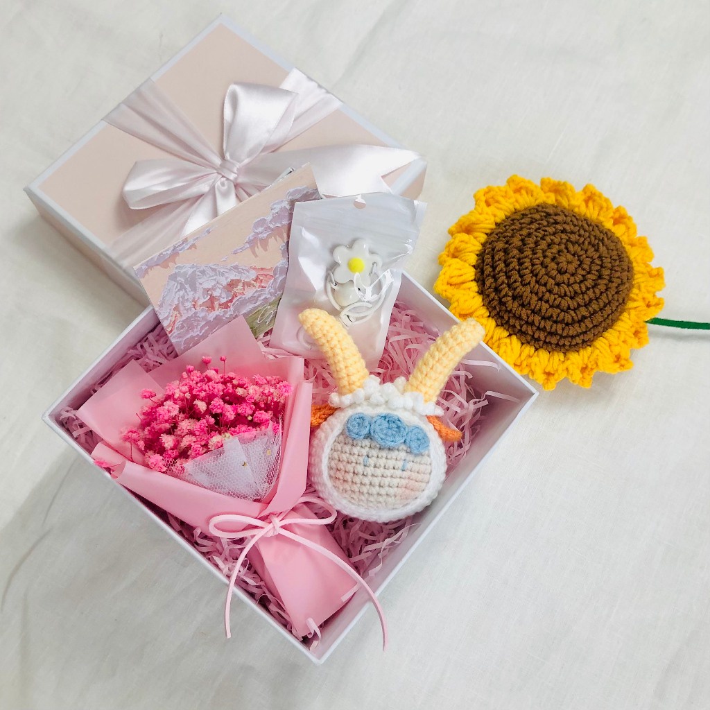 Hộp Quà Tặng Móc Khoá Len Cung hoàng đạo Handmade - Ảnh 5